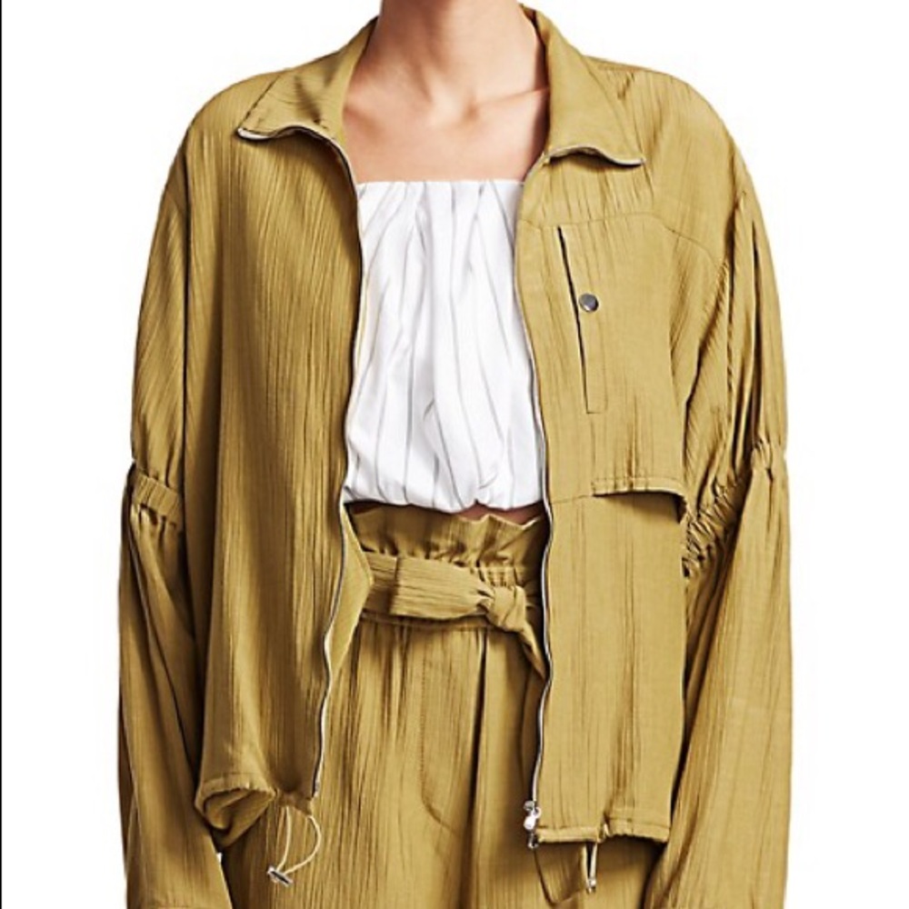 3.1 Phillip Lim - Cinched Sleeve Anorak Jacket 💚